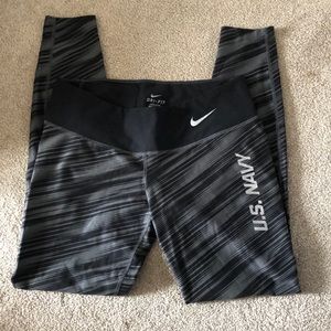 nike us navy leggings